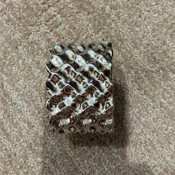 Sterling Silver Cuff Made in Israel - Picture 2 of 6